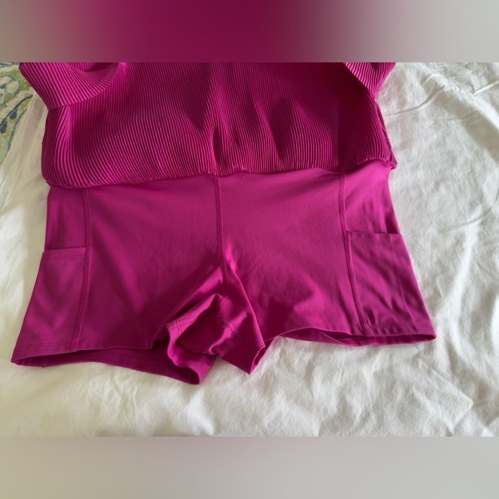 Women's Micro Pleated Skort Athletic Skort - All in Motion Pink XL - Picture 10 of 11